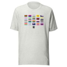 Load image into Gallery viewer, Pride Flags gender neutral t-shirt