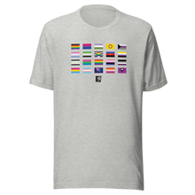 Load image into Gallery viewer, Pride Flags gender neutral t-shirt