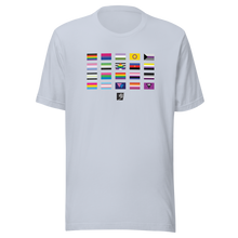 Load image into Gallery viewer, Pride Flags gender neutral t-shirt