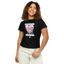 Load image into Gallery viewer, Protect Trans Futures by Elaine Ponce: Women’s high-waisted t-shirt