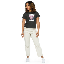 Load image into Gallery viewer, Protect Trans Futures by Elaine Ponce: Women’s high-waisted t-shirt