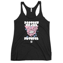 Load image into Gallery viewer, Protect Trans Futures by Elaine Ponce: Women's Racerback Tank