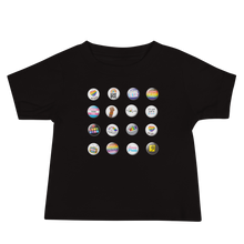 Load image into Gallery viewer, Pride Button Collection Baby Short Sleeve Tee