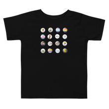 Load image into Gallery viewer, Pride Button Collection Toddler Short Sleeve Tee