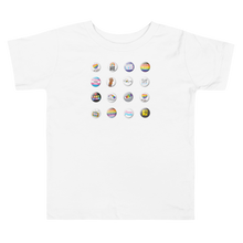 Load image into Gallery viewer, Pride Button Collection Toddler Short Sleeve Tee