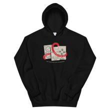 Load image into Gallery viewer, World AIDS Day, Tarot Reading + AIDS Awareness Ribbon Gender Neutral Hoodie