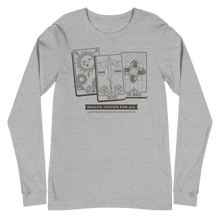 Load image into Gallery viewer, World AIDS Day, Tarot Reading Gender Neutral Long Sleeve Tee