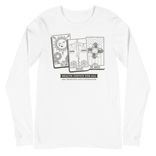 Load image into Gallery viewer, World AIDS Day, Tarot Reading Gender Neutral Long Sleeve Tee
