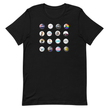 Load image into Gallery viewer, Pride Button Collection Short-Sleeve Gender Neutral T-Shirt