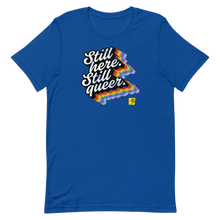 Load image into Gallery viewer, Pride Still Here Rainbow Short-Sleeve Gender Neutral T-Shirt