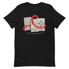 Load image into Gallery viewer, World AIDS Day, Tarot Reading + AIDS Awareness Ribbon Gender Neutral T-Shirt