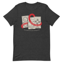 Load image into Gallery viewer, World AIDS Day, Tarot Reading + AIDS Awareness Ribbon Gender Neutral T-Shirt