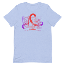 Load image into Gallery viewer, World AIDS Day, Radiant Tarot Reading + AIDS Awareness Ribbon Gender Neutral T-Shirt