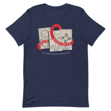 Load image into Gallery viewer, World AIDS Day, Tarot Reading + AIDS Awareness Ribbon Gender Neutral T-Shirt
