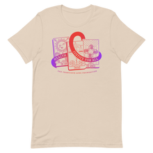 Load image into Gallery viewer, World AIDS Day, Radiant Tarot Reading + AIDS Awareness Ribbon Gender Neutral T-Shirt
