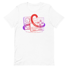 Load image into Gallery viewer, World AIDS Day, Radiant Tarot Reading + AIDS Awareness Ribbon Gender Neutral T-Shirt