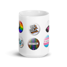 Load image into Gallery viewer, Pride Button Collection mug