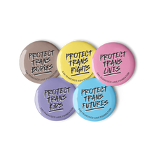 Load image into Gallery viewer, Protect Trans Futures set of 5 pin buttons
