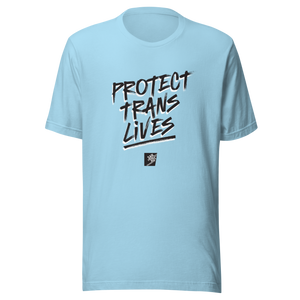 Protect Trans Lives gender neutral t-shirt