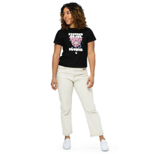 Load image into Gallery viewer, Protect Trans Futures by Elaine Ponce: Women’s high-waisted t-shirt
