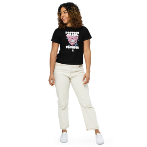 Protect Trans Futures by Elaine Ponce: Women’s high-waisted t-shirt
