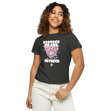 Load image into Gallery viewer, Protect Trans Futures by Elaine Ponce: Women’s high-waisted t-shirt
