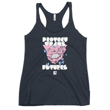 Load image into Gallery viewer, Protect Trans Futures by Elaine Ponce: Women&#39;s Racerback Tank
