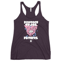 Load image into Gallery viewer, Protect Trans Futures by Elaine Ponce: Women&#39;s Racerback Tank

