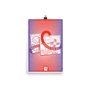World AIDS Day, Radiant Tarot Reading 12x18 Poster