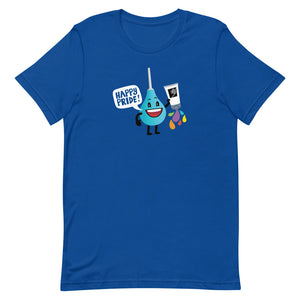 Pride with Rainbow Lube Douchie: Gender Neutral T-Shirt