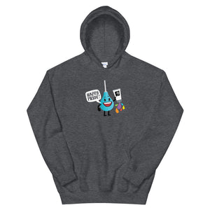 Pride with Rainbow Lube Douchie: Gender Neutral Hoodie