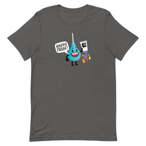 Pride with Rainbow Lube Douchie: Gender Neutral T-Shirt