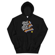 Load image into Gallery viewer, Pride Still Here Rainbow Gender Neutral Hoodie
