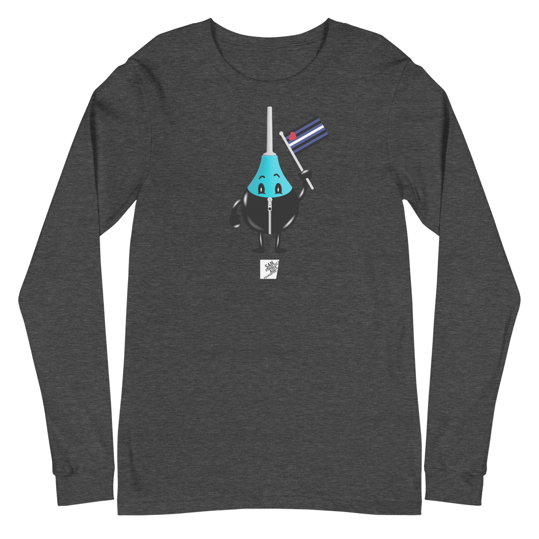 Latex Douchie Gender Neutra Long Sleeve Tee