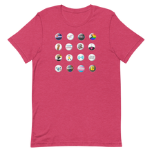 Load image into Gallery viewer, Pride Button Collection Short-Sleeve Gender Neutral T-Shirt

