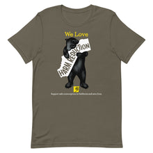 Load image into Gallery viewer, California Loves Harm Reduction Gender Neutral T-shirt
