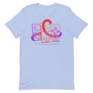 World AIDS Day, Radiant Tarot Reading + AIDS Awareness Ribbon Gender Neutral T-Shirt