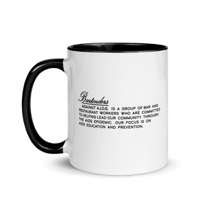 Archive 82: Bartenders Against AIDS Mug with Color Inside