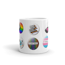 Load image into Gallery viewer, Pride Button Collection mug
