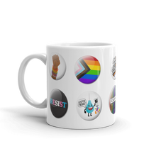 Load image into Gallery viewer, Pride Button Collection mug
