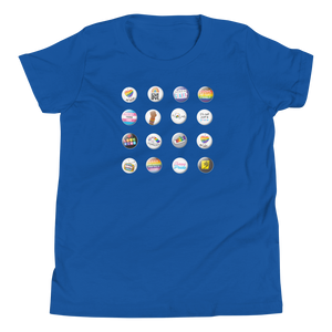 Pride Button Collection Youth Short Sleeve T-Shirt